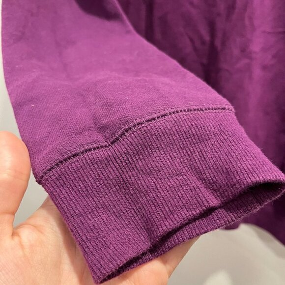 Champion Magenta Purple Reverse Weave Crewneck Sweatshirt Long Sleeve Sweater - Picture 4 of 6